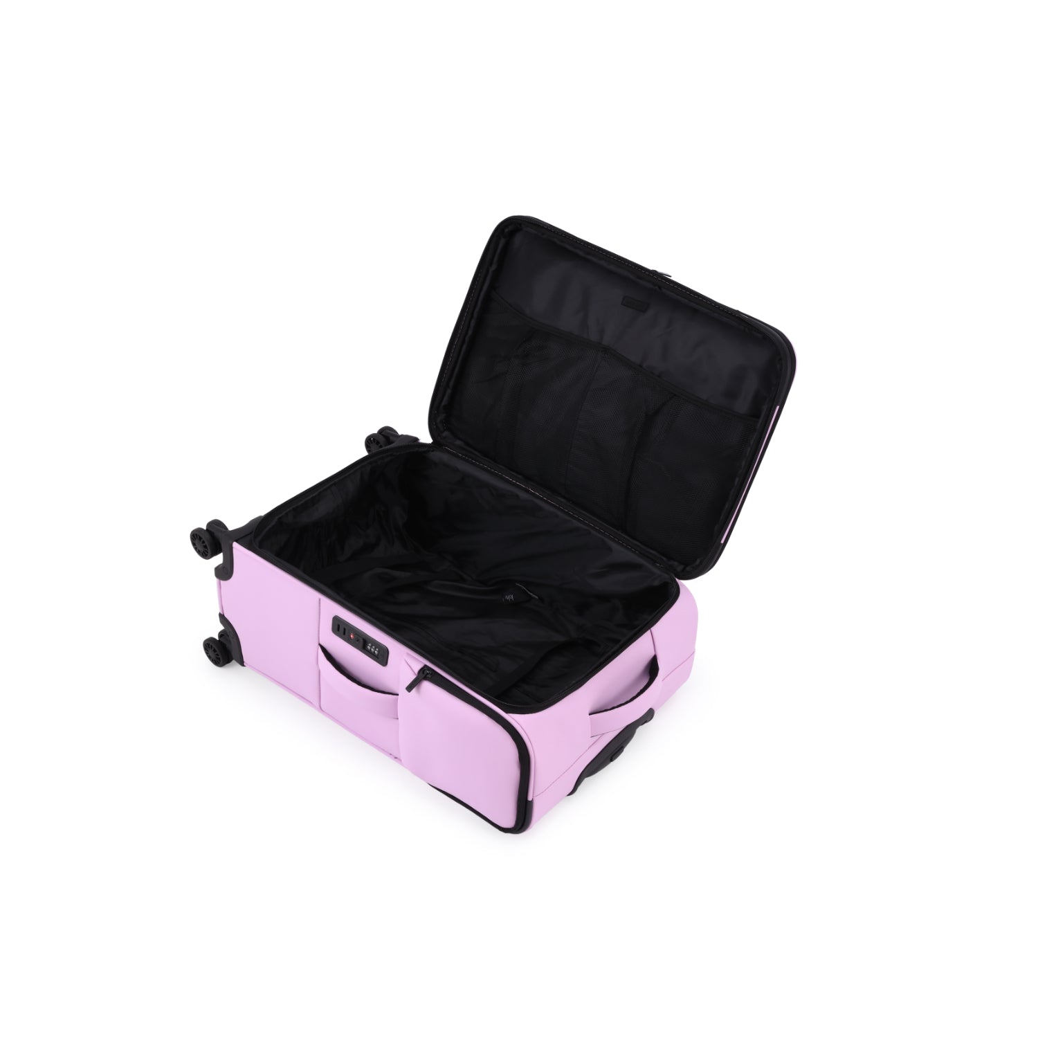 Kate Hill - KL78 60cm Willow Medium, 4 Wheel spinner Suitcase - Purple