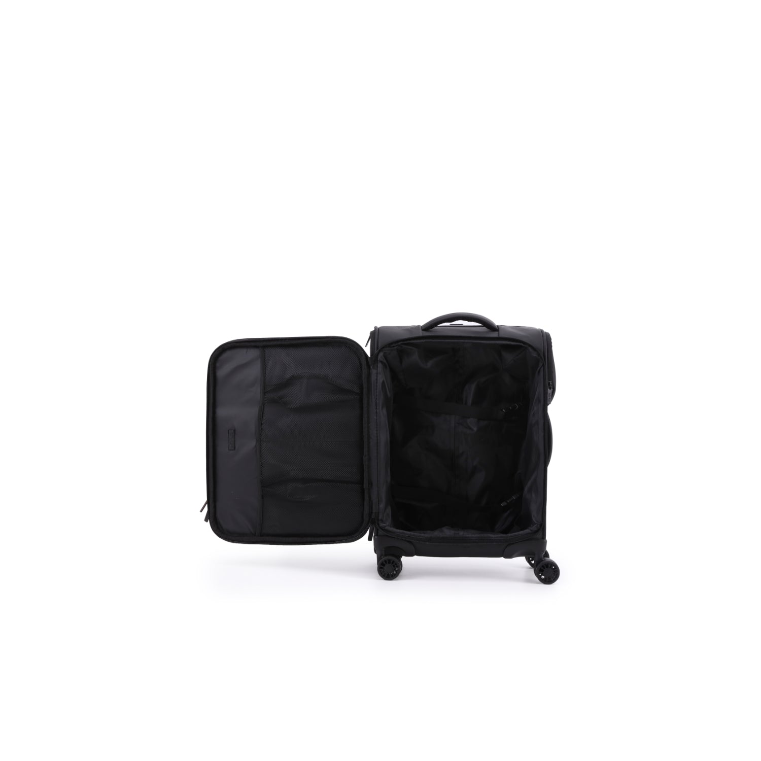 Kate Hill - KL78 49cm Willow Small 4 Wheel spinner Suitcase - Black