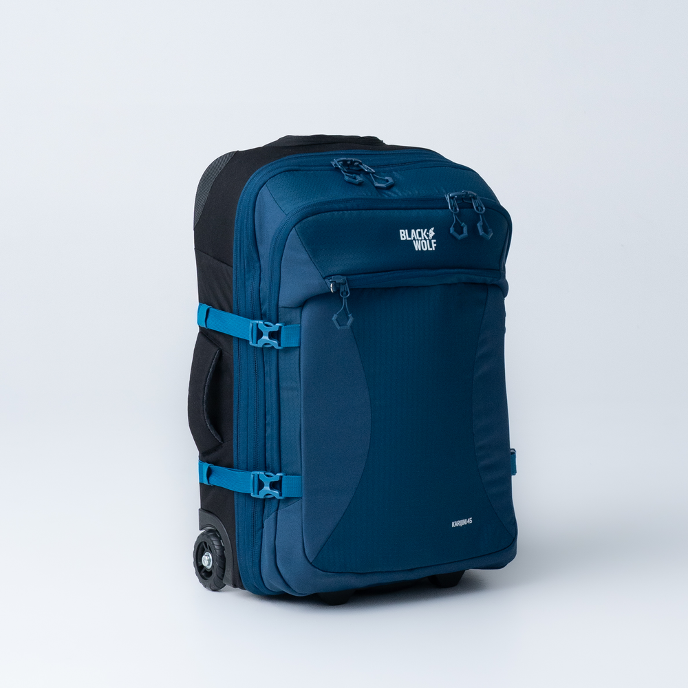 Black Wolf - Karijini 45+10L backpack on Wheels - Gibraltar Sea — official Gibraltar Blue image (9334917152028)