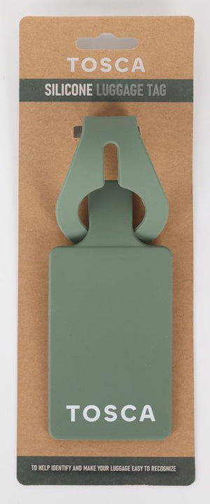 Tosca - TCA065-E Silicone Luggage Tag - Moss
