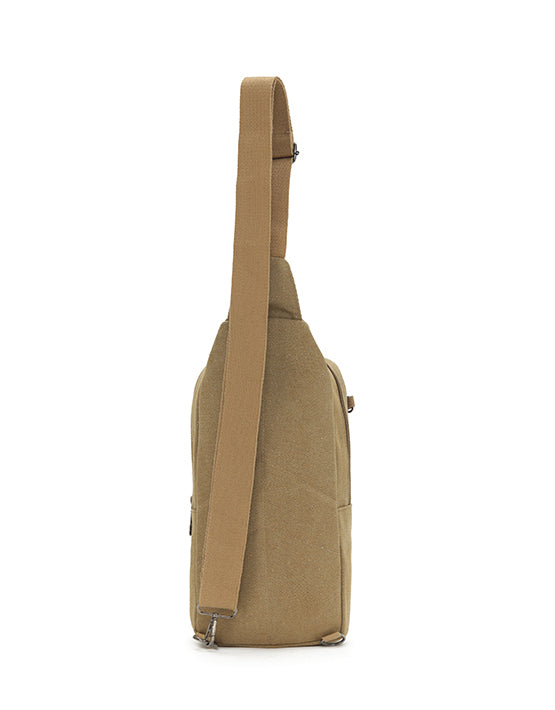 Louise Berry - LB012-B Canvas Sling backpack - Khaki - 0