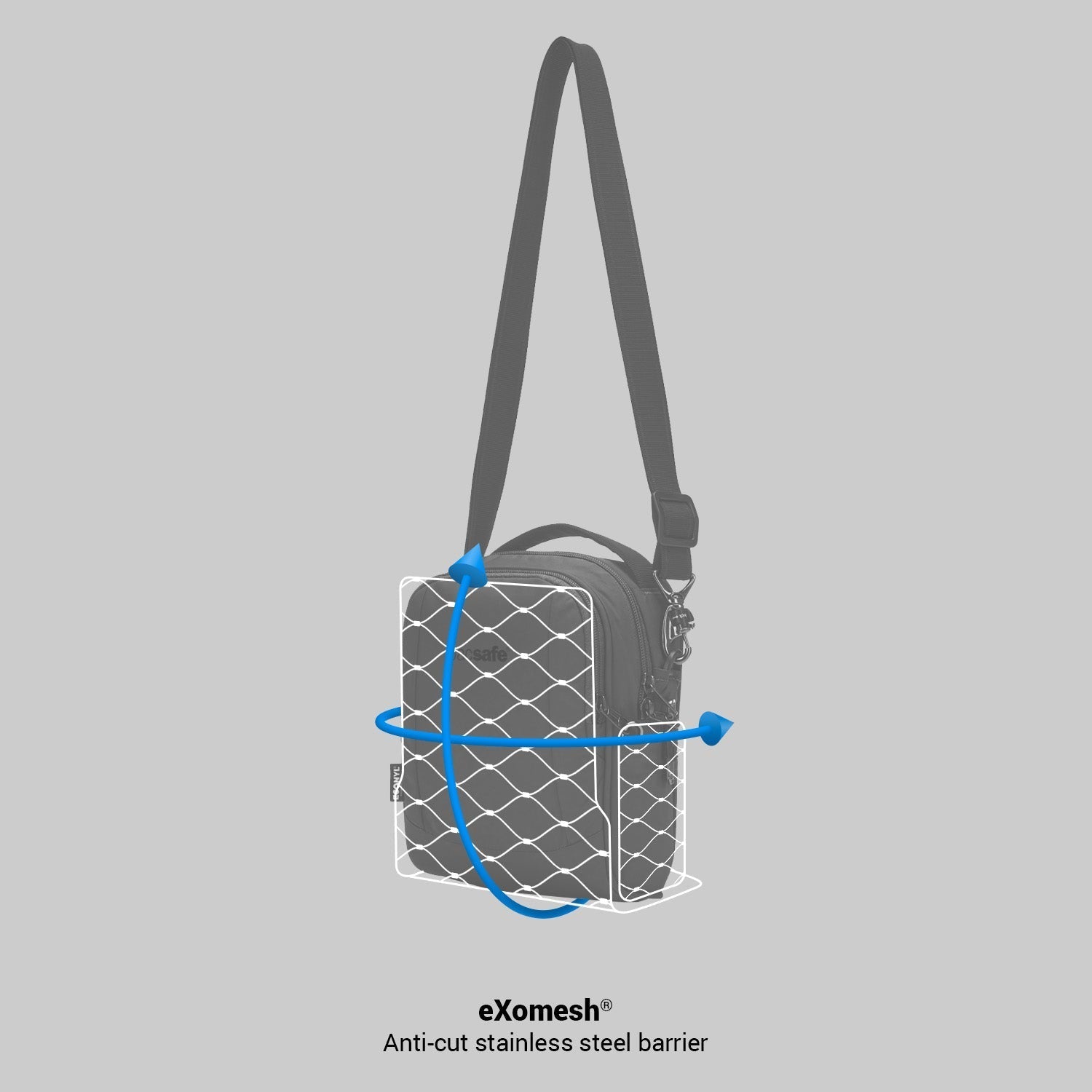 Pacsafe - Metrosafe LS100 Crossbody - Tidal Teal