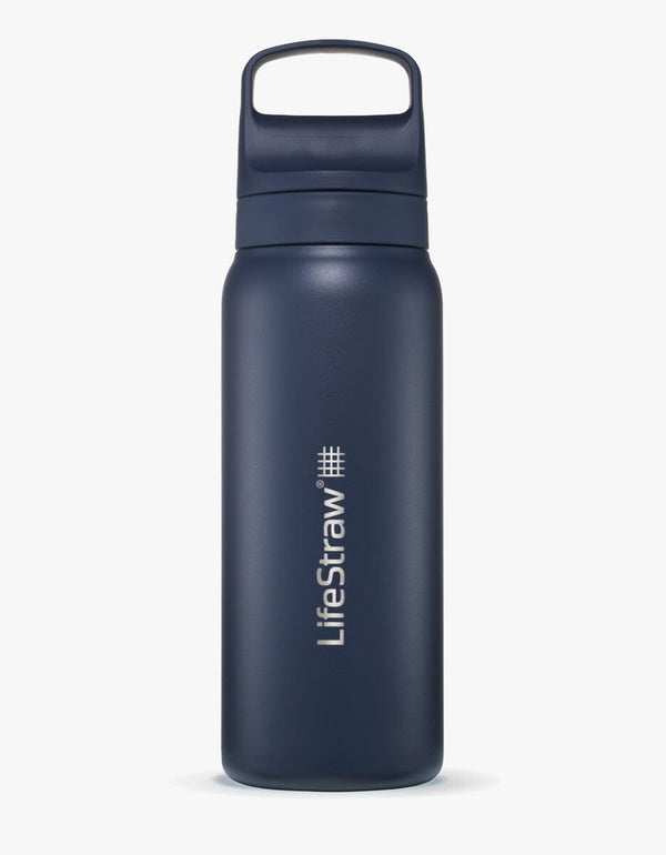 Life Straw - Go 2.0 Stainless Steel 700ml Water Bottle - Aegean Sea