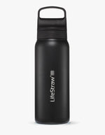 Life Straw - GO 2.0 Stainless steel 700ml Water bottle - Black