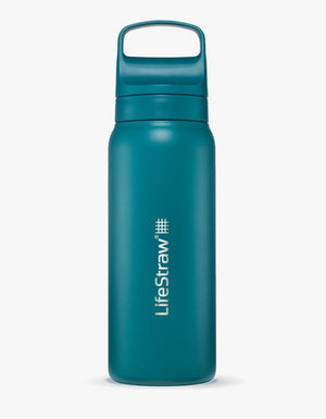 Life Straw - Go 2.0 Stainless Steel 700ml Water Bottle - Laguna Teal