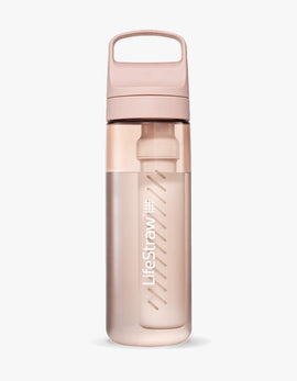 LifeStraw - GO 2.0 22Oz 650ml Water Filter bottle - Cherry Blossom Pink