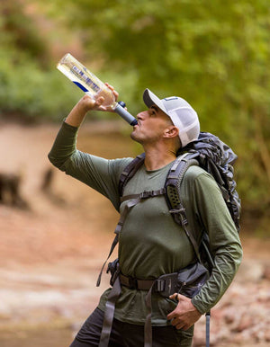 Lifestraw - Peak Series Solo Personal Straw - Mountain Blue