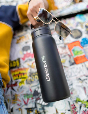 Life Straw - Go 2.0 Stainless Steel 700ml Water Bottle - Aegean Sea