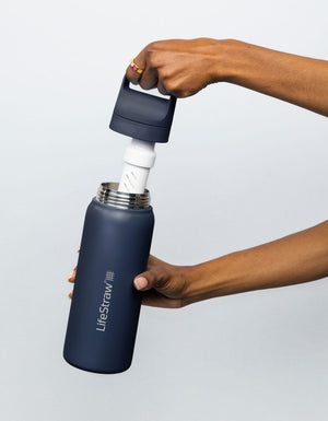 Life Straw - Go 2.0 Stainless Steel 700ml Water Bottle - Laguna Teal