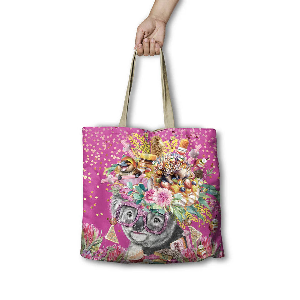 Lisa Pollock - RSB91 OZ Foodie Koala Shopping bag