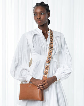 Avery 3 Compartment Crossbody Bag + Aztec Bag Strap - 0