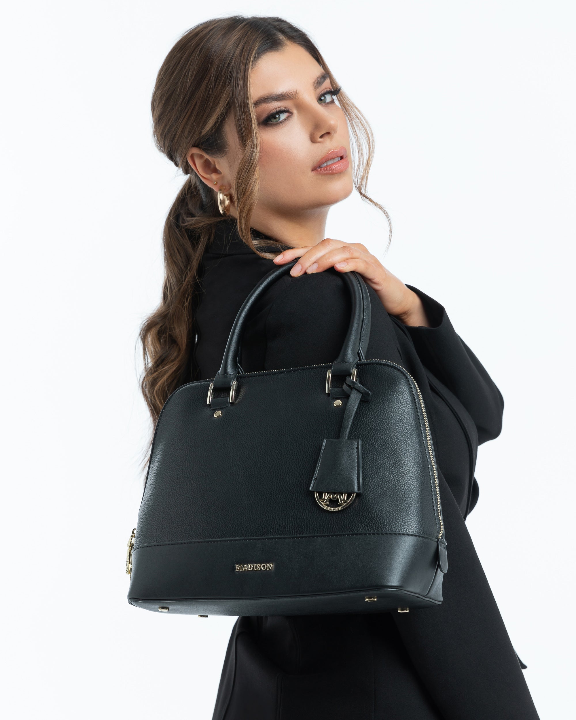 Handbag, Wallet, Coinpurse & Personalisation Charm Giftbox - Grace Dome Satchel & Mini Coinpurse-2