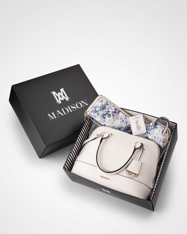 Grace 4 Piece Giftbox - Handbag, Wallet, Coin Purse & Personalisation Charm