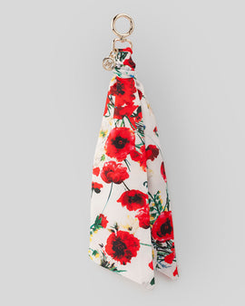 Grace Medium Dome Satchel Bag + Scarf Charm - 0