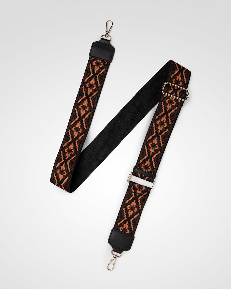 Charlotte Double Zip Crossbody Bag + Aztec Bag Strap-3