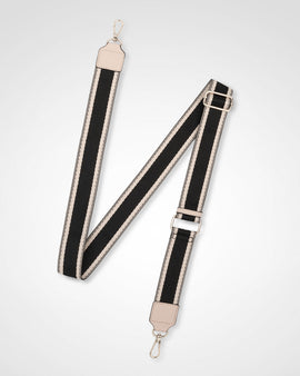 Monica Camera Crossbody Bag + Stripe Bag Strap - 0