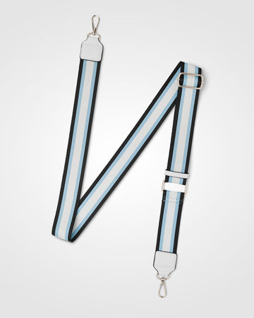 Monica Camera Crossbody Bag + Stripe Bag Strap - 0