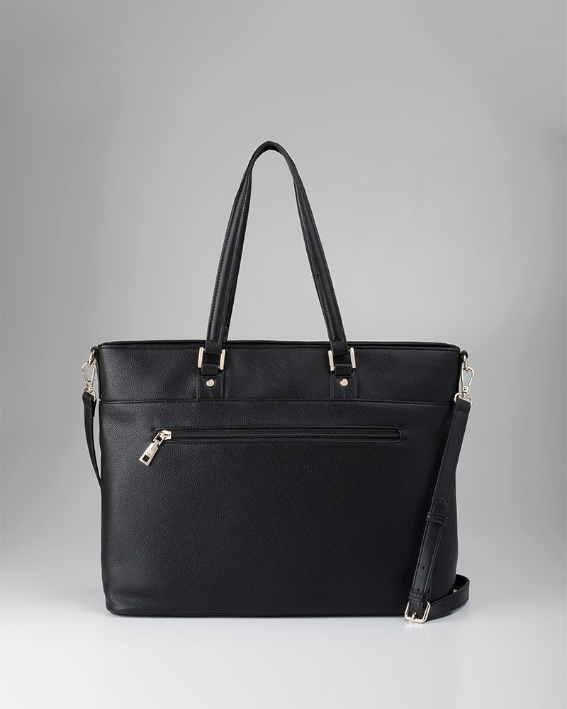 Trish Laptop Tote Work Bag With Crossbody Strap
