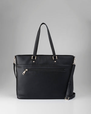 Trish Laptop Tote Work Bag With Crossbody Strap