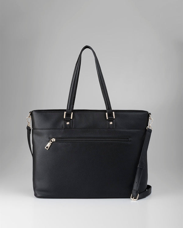 Trish Laptop Tote Work Bag With Crossbody Strap