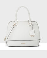 Grace Medium Dome Satchel Bag + Monogram Bag Strap