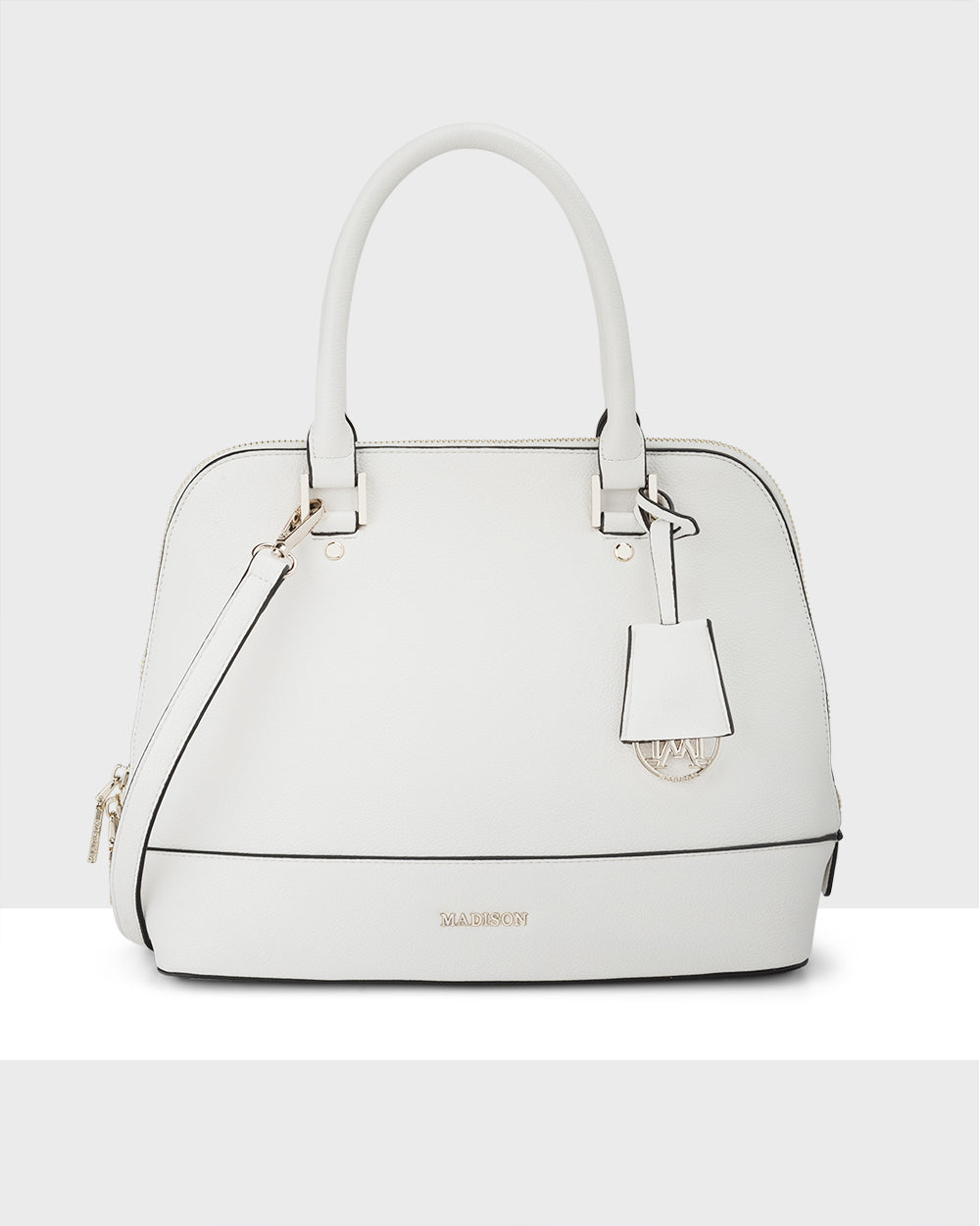 Handbag, Wallet, Coinpurse & Personalisation Charm Giftbox - Grace Dome Satchel & Mini Coinpurse - 0