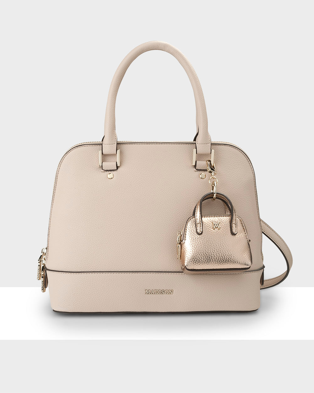 Handbag, Wallet, Coinpurse & Personalisation Charm Giftbox - Grace Dome Satchel & Mini Coinpurse-4