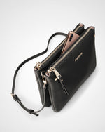 Charlotte Double Zip Crossbody Bag