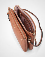 Charlotte Double Zip Crossbody Bag