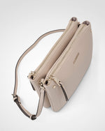 Charlotte Double Zip Crossbody Bag + Graphic Bag Strap