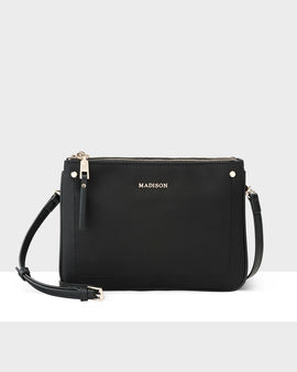 Charlotte Double Zip Crossbody Bag + Aztec Bag Strap - 0