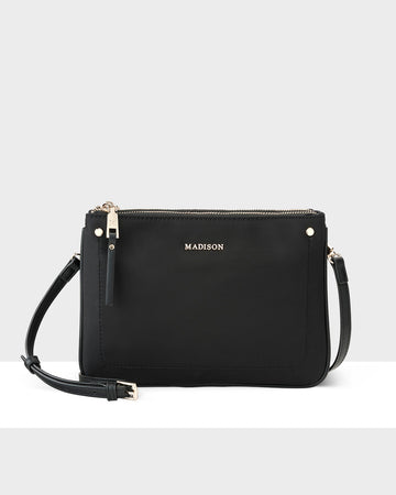 Charlotte Double Zip Crossbody Bag + Aztec Bag Strap - 0