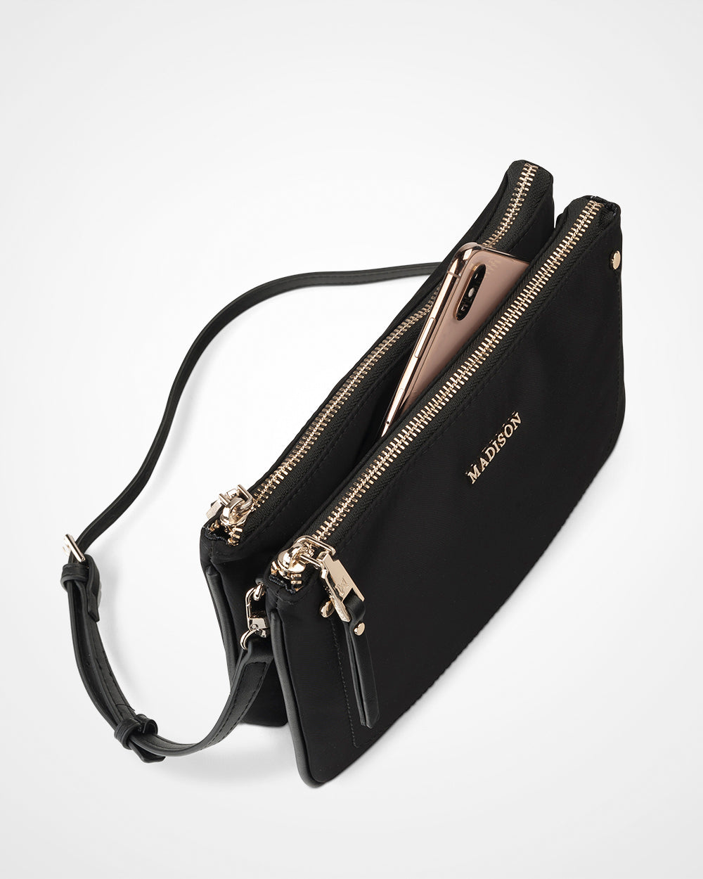 Charlotte Double Zip Crossbody Bag + Aztec Bag Strap-4