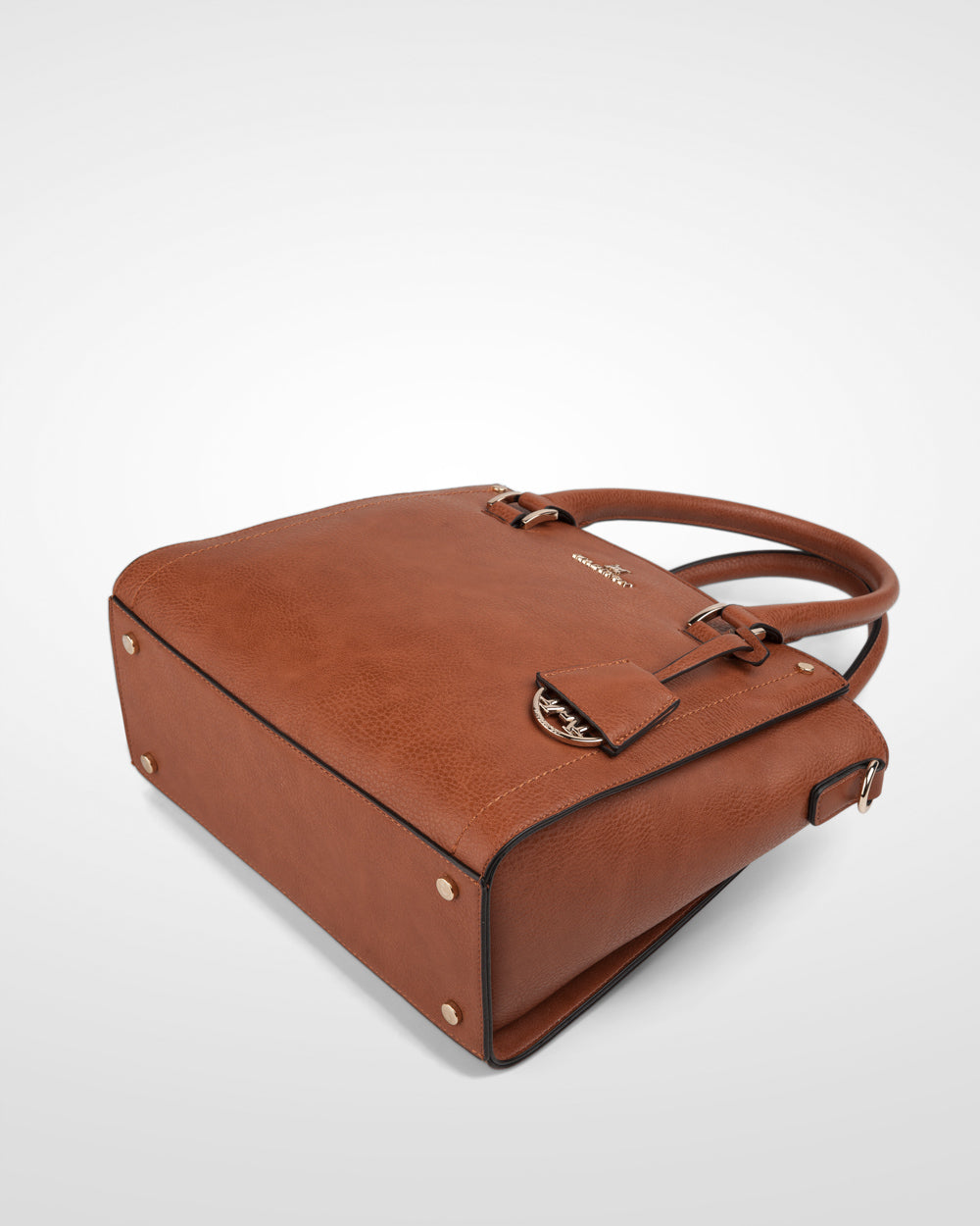 Angie Medium 3 Compartment Satchel Bag + Graphic Bag Strap-6