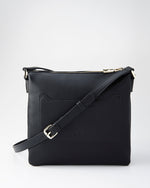 Renee Zip Top 2 Compartment Crossbody Bag + Monogram Bag Strap