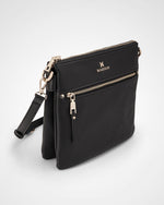 Renee Zip Top 2 Compartment Crossbody Bag + Graphic Bag Strap