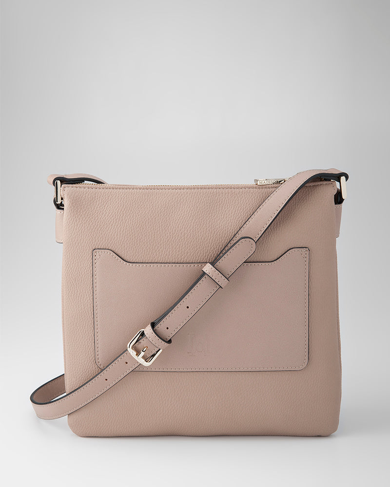 Renee Zip Top 2 Compartment Crossbody Bag