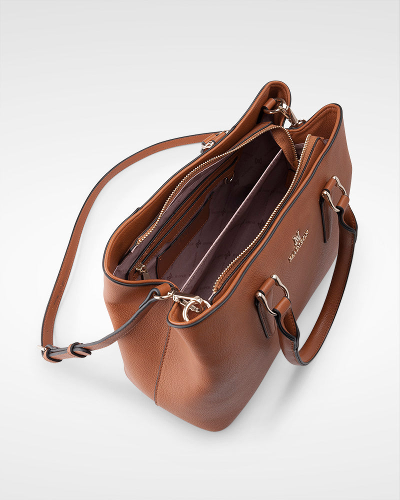 Eve Zip Top Satchel Bag