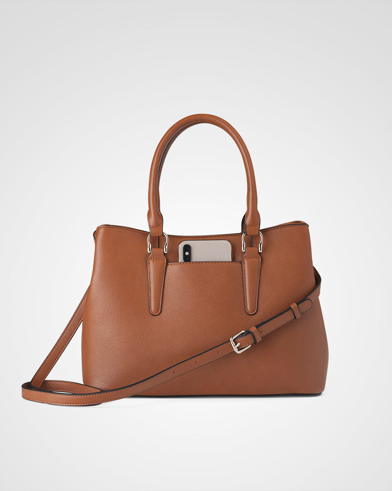 Eve Zip Top Satchel Bag-6