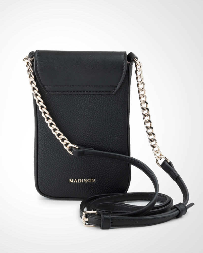 Lia Fold Over Mini Phone Crossbody Bag