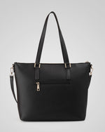 Inga Large Zip Top Tote Bag + Stripe Bag Strap