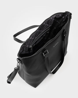 Inga Large Zip Top Tote Bag With Laptop Pocket - 0