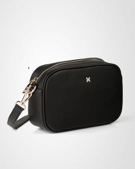 Monica Camera Crossbody Bag + Stripe Bag Strap - 0