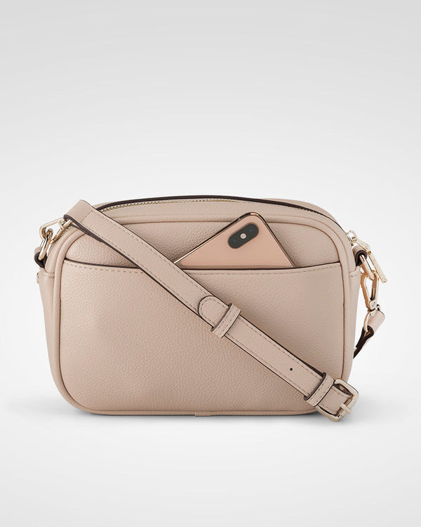 Monica Stripe 5 Piece Giftbox - Handbag, Bag Strap, Cardholder, Keychain & Personalisation Charm