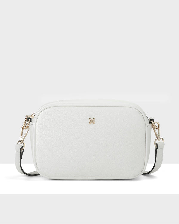 Monica Camera Crossbody Bag + Stripe Bag Strap