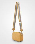 Monica Camera Crossbody Bag + Stripe Bag Strap