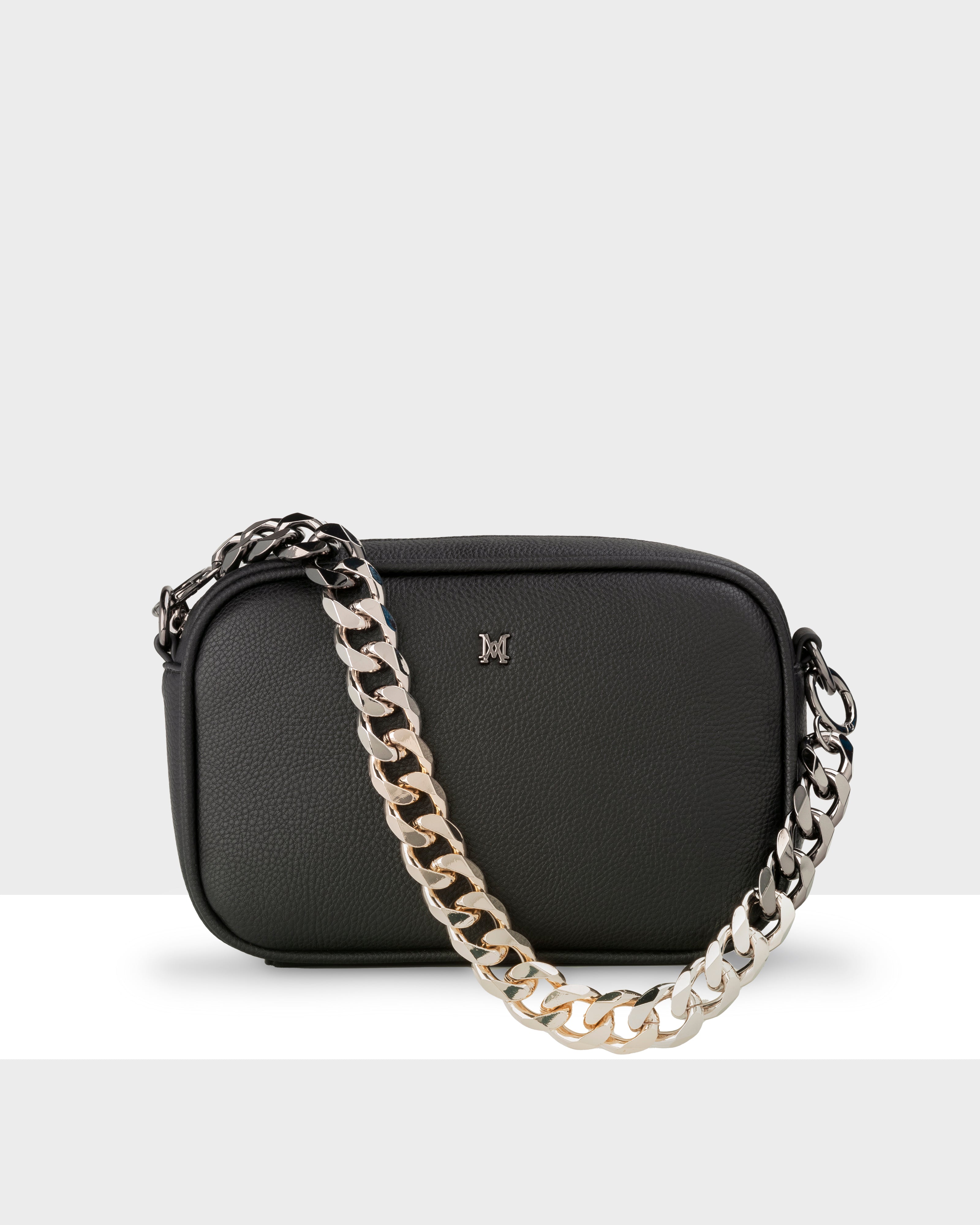 Monica Camera Crossbody Bag + Chunky Chain Strap