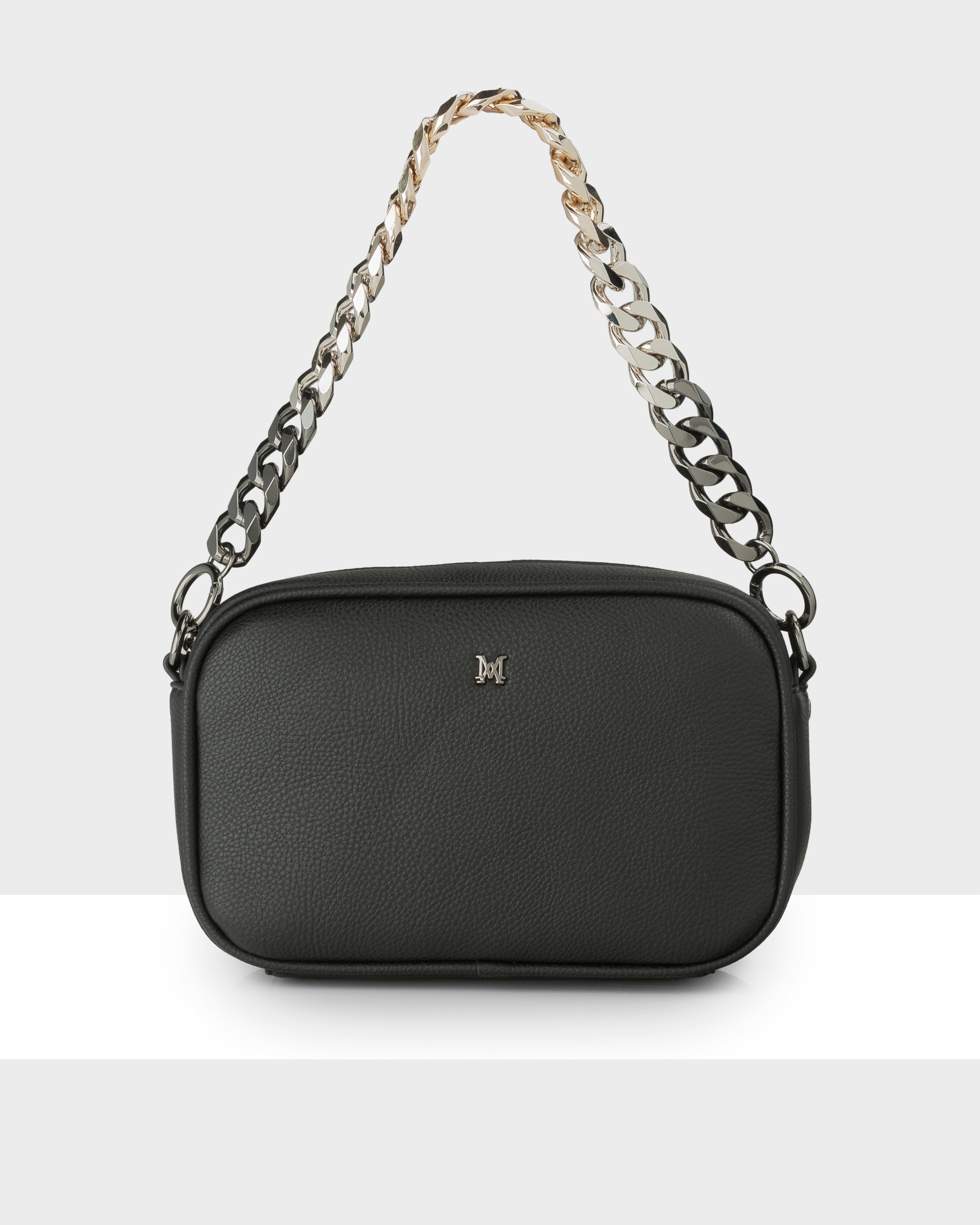 Monica Camera Crossbody Bag + Chunky Chain Strap