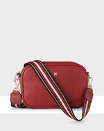 Monica Camera Crossbody Bag + Stripe Bag Strap