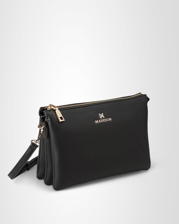 Avery 3 Compartment Crossbody Bag + Utility Bag Strap